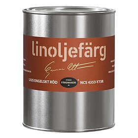 Ottosson Linoljefärg Engelskt Röd Ljus LINOLJEFÄRG ENGELSKT RÖD LJUS 1L 901875