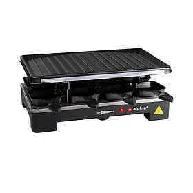 Alpina Raclette Grill Gourmet Grill 8 Dishes (Rectangle)