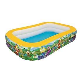 Bestway Mickey Uppblåsbar Barnpool 262x175 cm