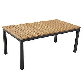 Venture Design Soffbord Brasilia 60*110*45 Svart Alu / Teak 9299-408