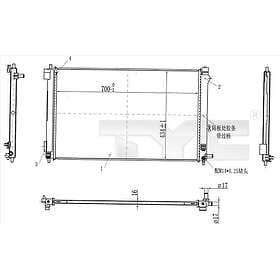 TYC Laddluftkylare 770-0003