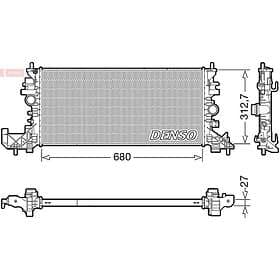 Denso Kylare, motorkylning DRM20118