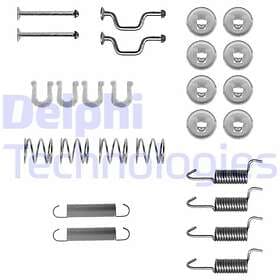 Tillbehörssats, bromsbackar, parkeringsbroms Delphi LY1408