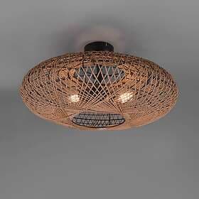 Trio Lighting Hedda av sisal och metall