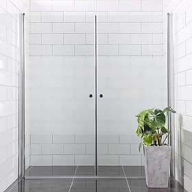 Bathlife Duschdörr Mångsidig Rak Dörr Mellan Vägg Delvis Frostat Glas 40790738
