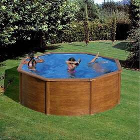 Planet Pool set Trä Rund Ø460x120 cm