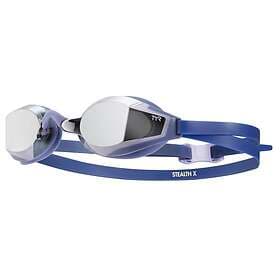 TYR Stealth-x Mirrored Performance Swimming Goggles Lila