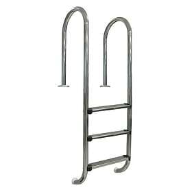 Gre Inground Pool Wall Ladder 3 Steps Silver