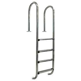 Gre Inground Pool Wall Ladder 4 Steps Silver