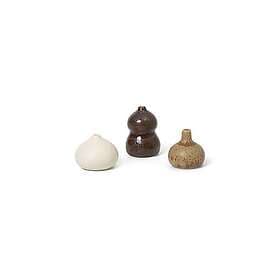 Ferm Living Komo Mini Vas 3,6 cm Set om 3 Multi