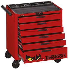 Teng Tools Verktygsvagn TCW806N 6 lådor, röd