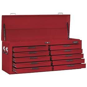 Teng Tools Topplåda TC810N 10 lådor, extra bred, röd