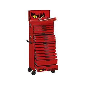 Teng Tools Verktygsvagn TC816STACK 16 lådor, röd