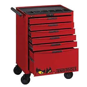 Teng Tools Verktygsvagn TCW806N1 6 lådor, röd