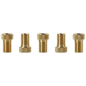 Valve Effetto Mariposa Presta/schrader Adapters 5 Units Guld
