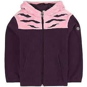 Poivre Blanc Zebra Furry Huvtröja Lila 18 mån