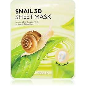 Missha Snail Uppfriskande Och Renande Arkmask Med Snigelextrakt 23g