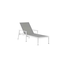 Venture Home BREAK Solsäng 189 cm Vit/Grå