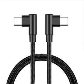 NÖRDIC USB C - USB C 2.0 (2x angled) 3m