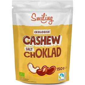 Smiling Cashew Salt Choklad 150g