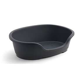 Moderna Hundbädd Plast Oval Svart (S)