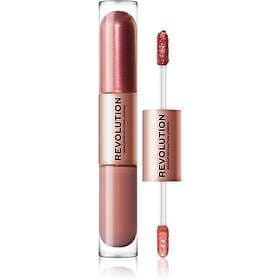 Makeup Revolution Double Up Flytande ögonskugga 2-i-1 Skugga Infatuated Rose Gold 2x2,2ml female