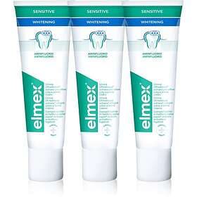 Elmex Sensitive Whitening Tandkräm för naturligt vita tänder 3x75ml female