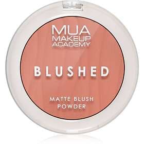 MUA Makeup Academy Blushed Powder Blusher Puderborste Skugga Rose Tea 5g female