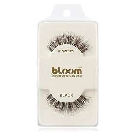 Bloom Natural Fästbara ögonfransar av människohår (Wispy, Black) 1 cm female