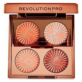 Revolution Pro Goddess Glow Eye Quad Golden Hour Eyeshadow Palette