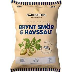 Gårdschips Potatischips Brynt Smör Havssalt 150g