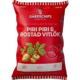 Gårdschips Piri Piri & Rostad Vitlök 150g