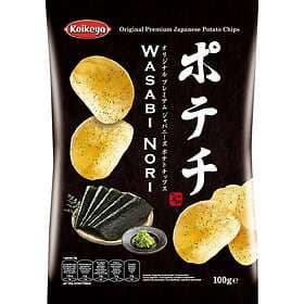 Koikeya Potechi Wasabi Nori Chips 100g