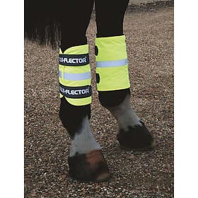 Shires Equi-Flector wraps benreflex Neongul