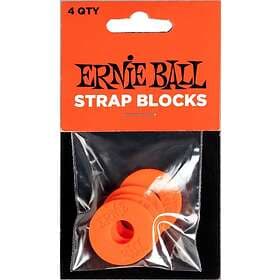 Ernie Ball EB-5620 Strap Blocks Red 4-Pack