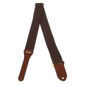 Taylor Guitar Strap Chocolate Brown Cotton 2"