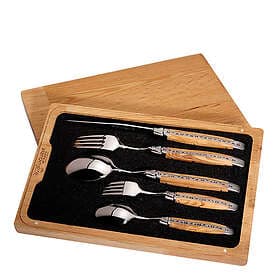 Laguiole Bestickset 5 delar Olivträ