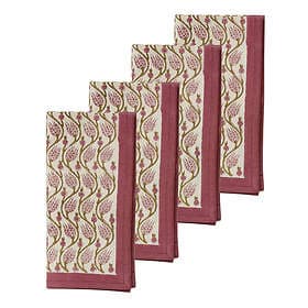 Bungalow Lotus Servett 45x45 cm 4-pack Rubin