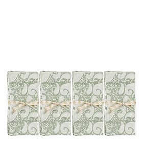 Chamois Big Paisley Servett 4-pack 50x50 cm Seafoam