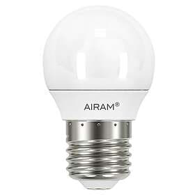 Airam LED Klotlampa 3W E27 250lm 2-pack Vit