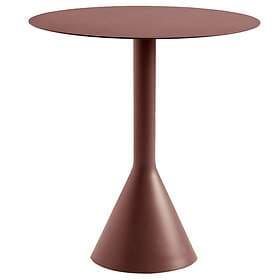 Hay Palissade Cone Bord Ø70 cm, Iron Red Stål