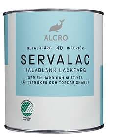 Alcro Servalac Halvblank, Vit, 0,75l