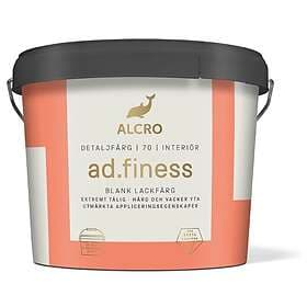 Alcro ad.finess Blank Lackfärg, Vit/Bas, 3l