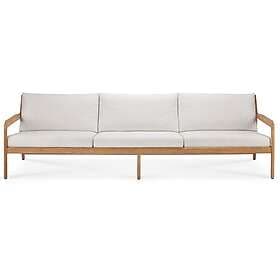 Ethnicraft Teak Jack Soffa Outdoor Off-white, 3-Sits Off-White Skum