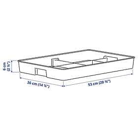 IKEA KUGGIS Insats med 8 fack Längd: 53 cm