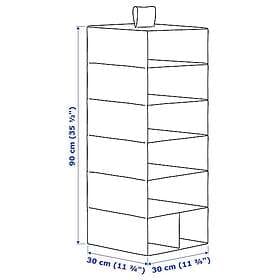 IKEA STUK Förvaring med 7 fack 30x30x90 cm