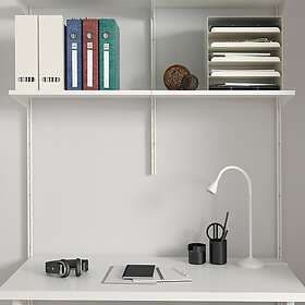 IKEA BOAXEL / LAGKAPTEN Hyllsektion med bordsskiva 125x62x201 cm