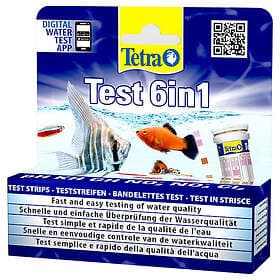 Tetra Test 6 in 1 vattentestremsor 25 st