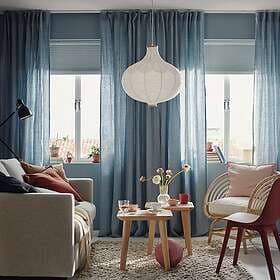 IKEA TREDANSEN Mörkläggande plisségardin m hubkit 80x195 cm