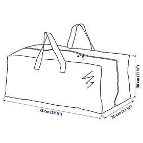 IKEA FRAKTA Trunk för kärra 73x35x30 cm 76l